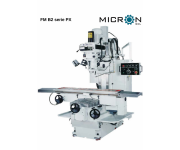 Milling machines - bed type MICRON New